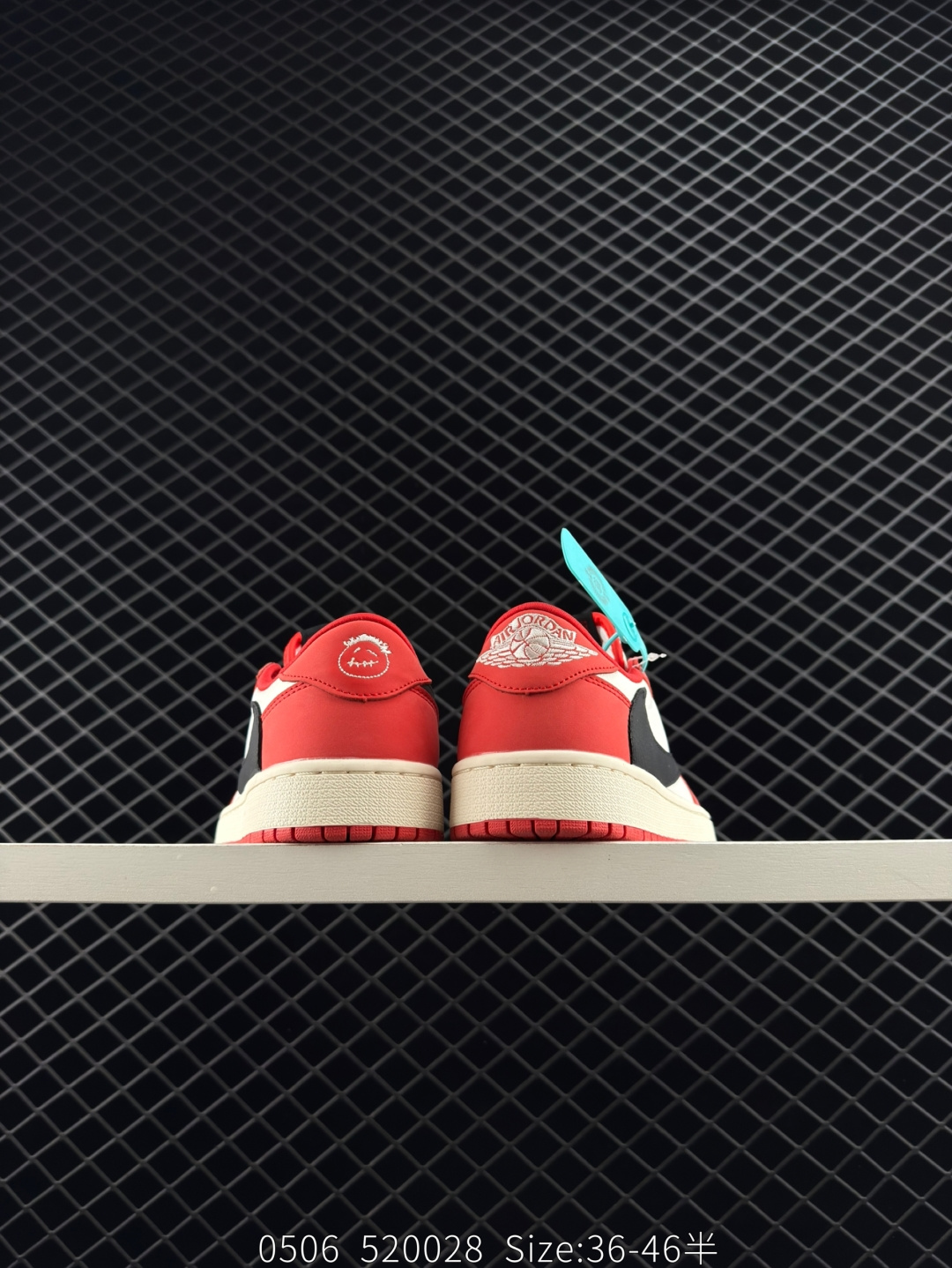 fragment design x Travis Scott x Nike Air Jordan 1 Low OG SP”Black/Green Toe“